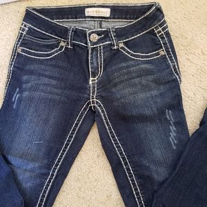 Miss Chic Distressed Jeans